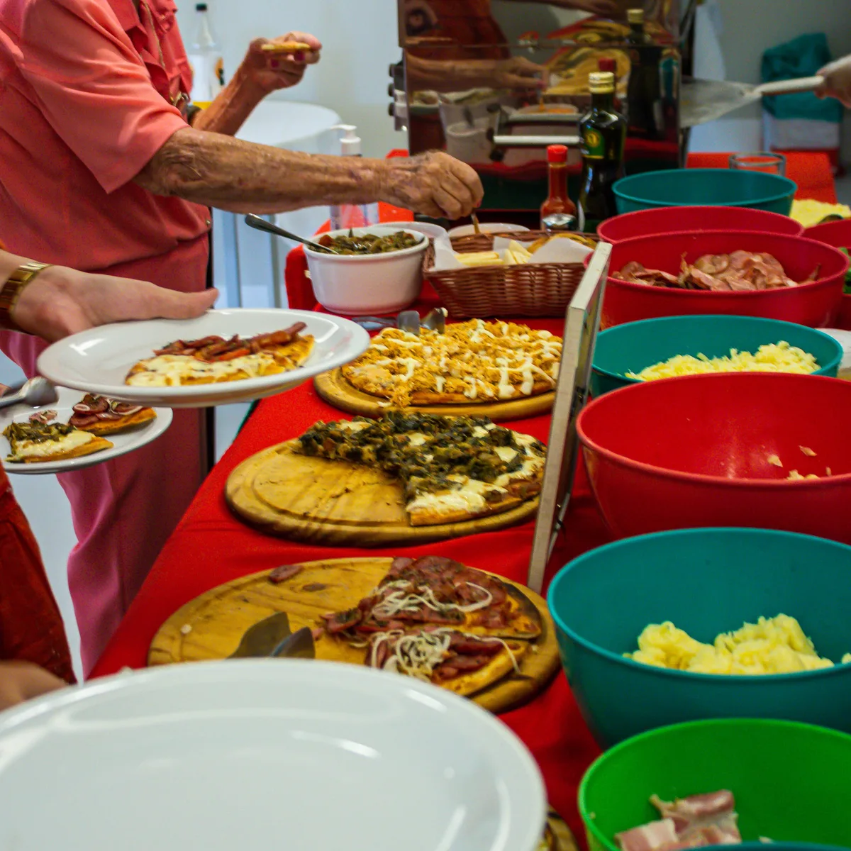 Buffet de Pizza Pocket